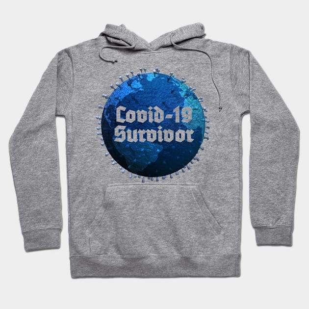 Covid-19 Survivor Hoodie by DeVerviers